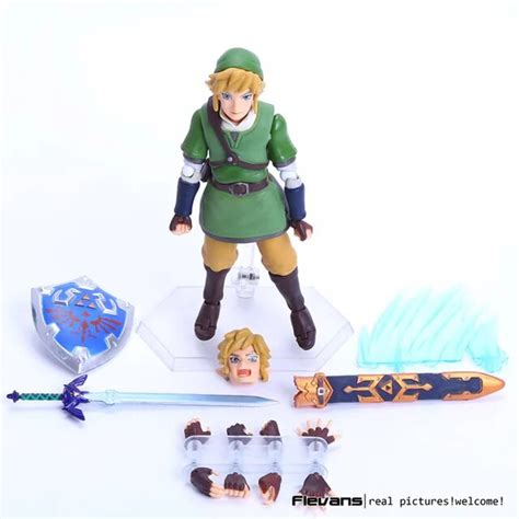 The Legend Of Zelda Skyward Sword Link Figma 153 Pvc Action Figure