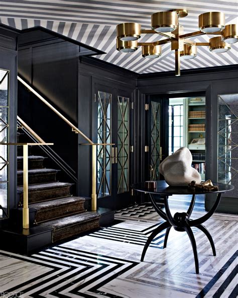 Awesome Attractive Black And White Decor Idea For Luxury Hollywood Glam