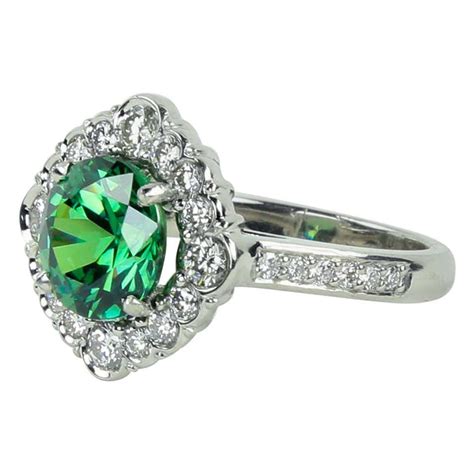 Exceptional Russian Demantoid Ring C 1910 At 1stdibs