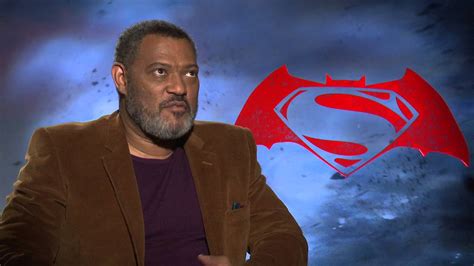 Batman V Superman "Perry White" Interview - Laurence Fishburne - YouTube