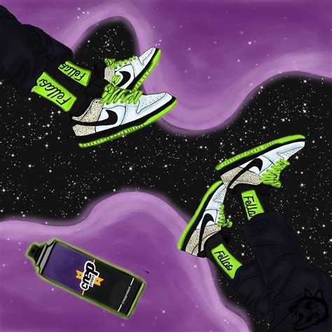 Nike Sb Dunk Hypebeast Art Sneaker Art Digital Drawing