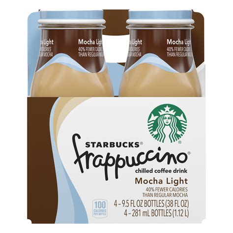 Save On Starbucks Chilled Coffee Drink Frappuccino Mocha Light Pk