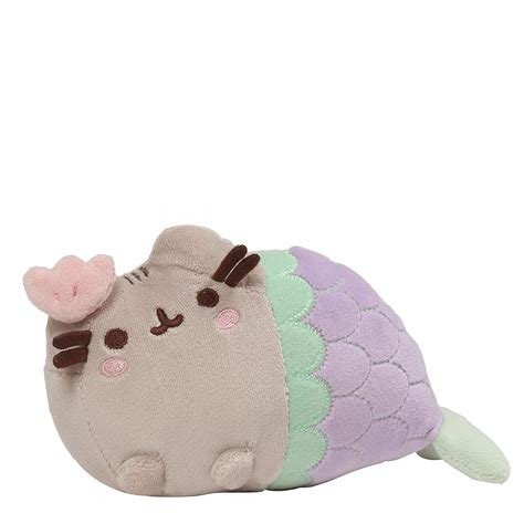 Gund Pusheen Shell Mermaid Stuffed Cat Plush 7