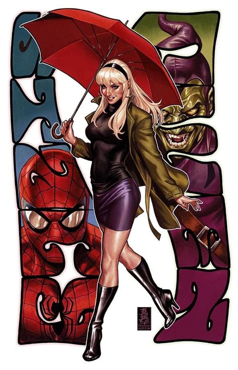 Comics And Other Cool Stuff — Gwen Stacy By Mark Brooks Superhero Art
