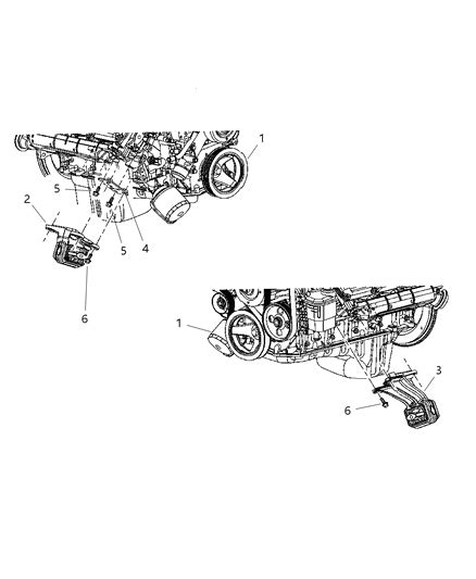 Mounts Front 2006 Dodge Ram 2500