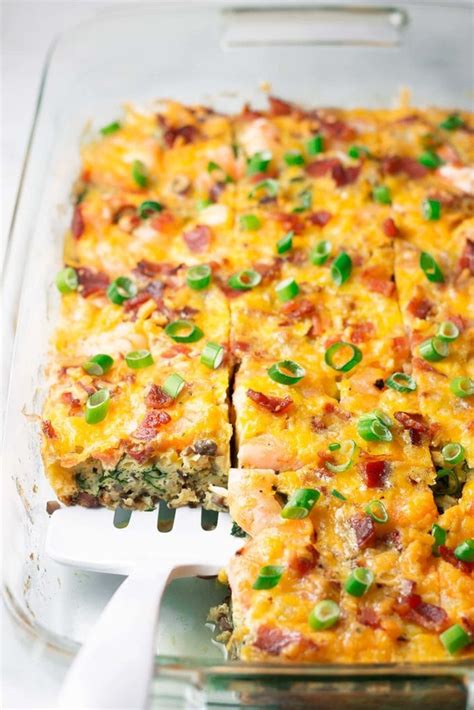This pepper chicken bake is an incredibly easy chicken dinner, packed with super fresh flavors. Low Carb Shrimp Bacon & Spinach Breakfast Casserole - Kit ...