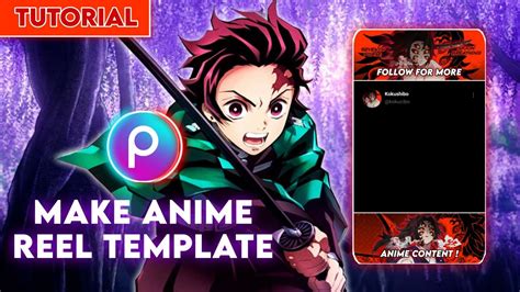 How To Make Anime Reel Template Full Tutorial Youtube