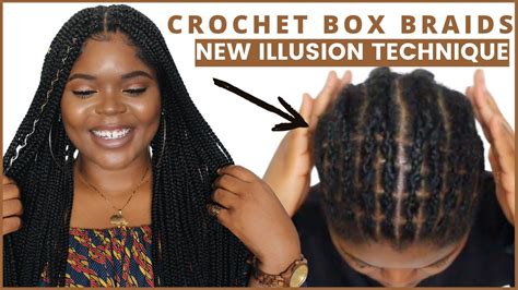 Small Box Braids In Hours New Illusion Crochet Technique Ft Toyotress Youtube
