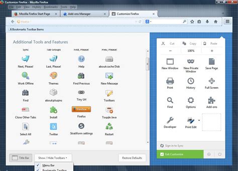 How To Customize Toolbar In Firefox 29 And Newer Tip Dottech