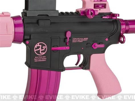 Gandg Airsoft Cm16 Mod 0 Airsoft M4 Aeg Rifle Upi Edition Pink Black Package Gun Only