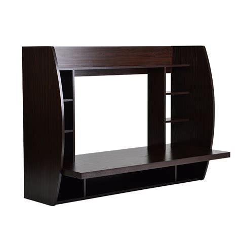 Utopiaalley Floating Wall Mount Desk With Shelving And