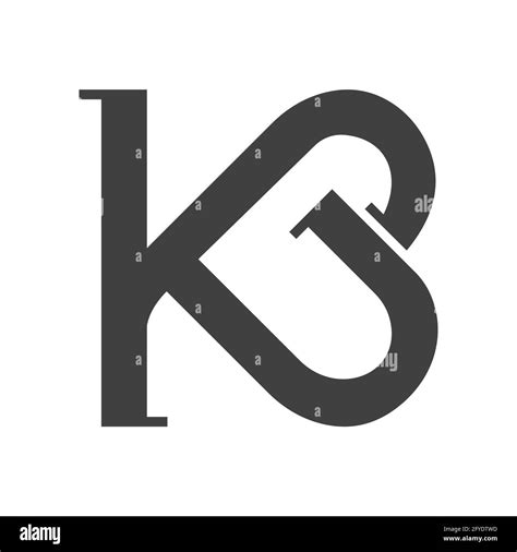 Letras Del Alfabeto Iniciales Monograma Logo Kg Gk K Y G Imagen Vector De Stock Alamy