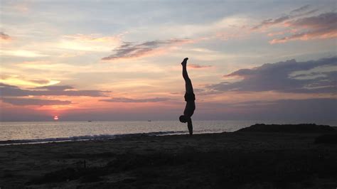 Handstands At Sunset Youtube