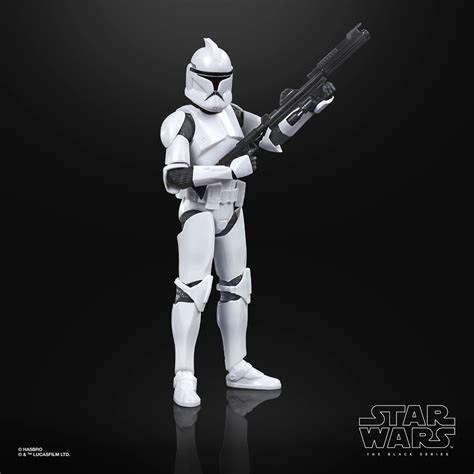 Action Figure Phase 1 Clone Trooper Star Wars The Black Series Attack