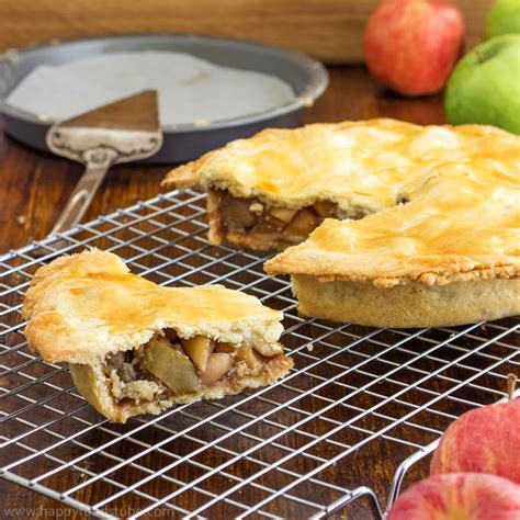 Peel the apples, then core and slice. Easy Homemade Apple Pie Recipe - Happy Foods Tube