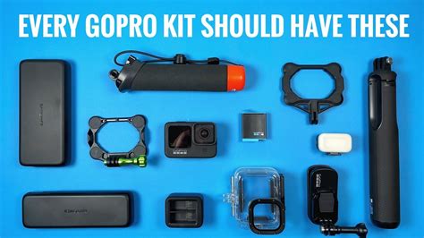 My Top 6 Favorite Gopro Accessories Gopro Essentials Youtube