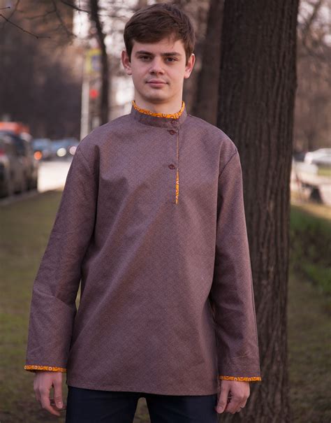 Russian Shirt Men Tolstoy Kosovorotka Costume Russian Etsy