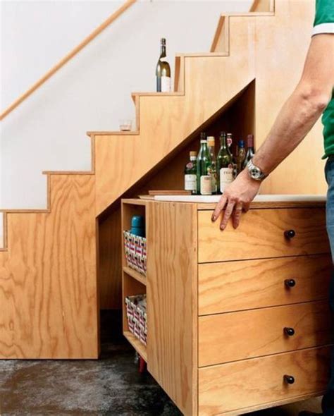 15 Ways To Save Space Under The Stairs Architecture And Design