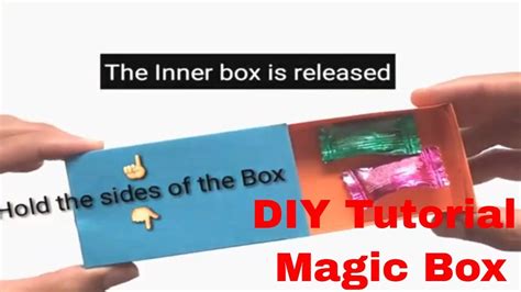 Magic Box Diy Tutorial How To Make Magic Box From Cardboarddiy Secret
