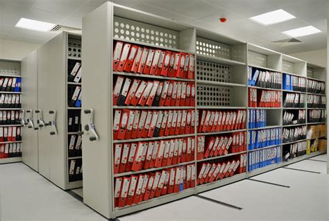 Mobile Shelving And Filing Systems High Density File Storage