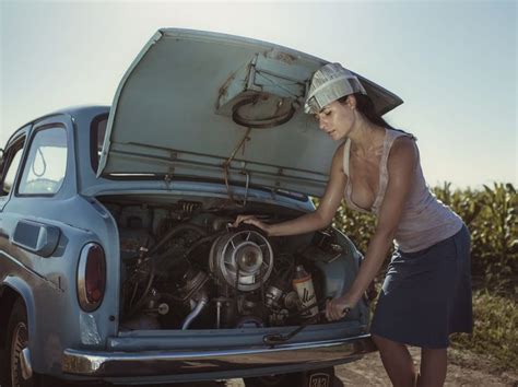 Field Heat Girl And Car By David Dubnitskiy On 500px David