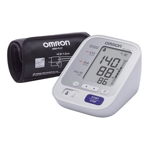 Omron M3 Comfort Upper Arm Blood Pressure Monitor With Intelli Wrap