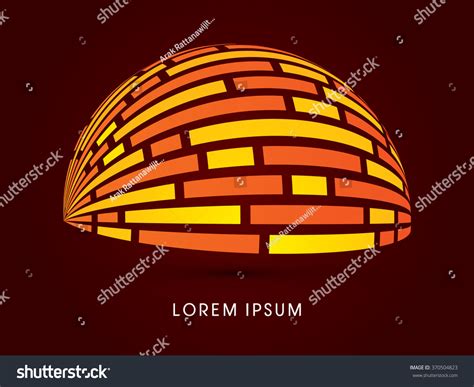 Dome Abstract Construction Design Graphic Vector Stock Vector Royalty