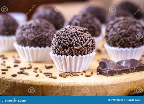 Brigadeiro Or Negrinho A Brazilian Chocolate Candy Common In Children