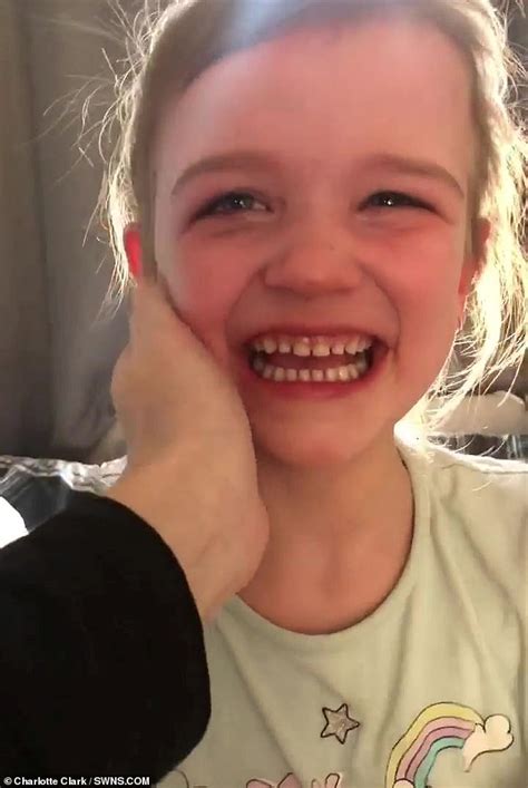 Tearful Moment Six Year Old Girl Born With A Missing Forearm Is Told