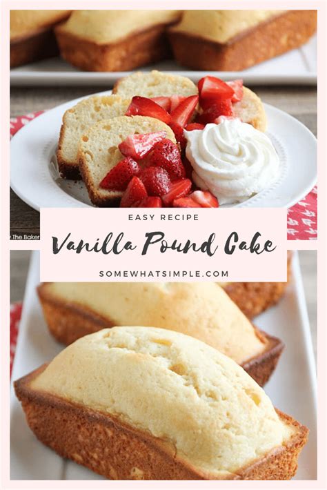 Recipes, ideas and all things baking related. EASIEST Vanilla Almond Pound Cake Recipe | Somewhat Simple