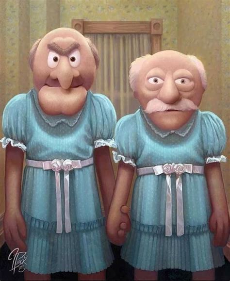 Statler And Waldorf As The Twins From The Shining💀 Statler And Waldorf