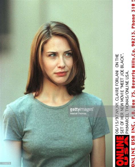 Claire Forlani On The Set Of Meet Joe Black Claire Forlani Claire Celebrities Female