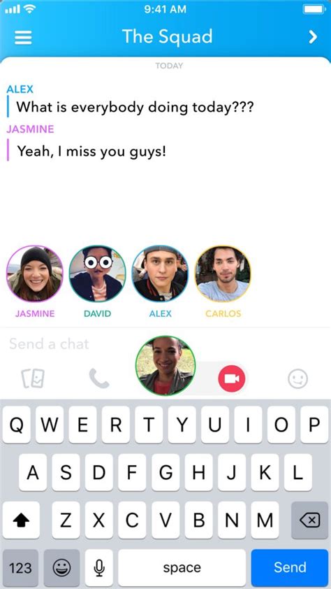 snapchat is adding group video chat and mentions