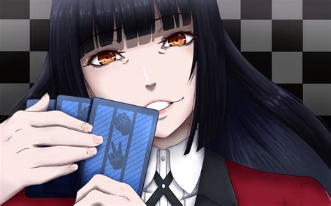 Download Wallpapers Kakegurui Yumeko Jabami Japanese Anime Girl