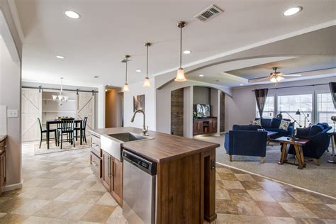 This design is featured on the top of the gallery because it is the perfect example of what an open concept floor plan looks like. Pin on Kitchens