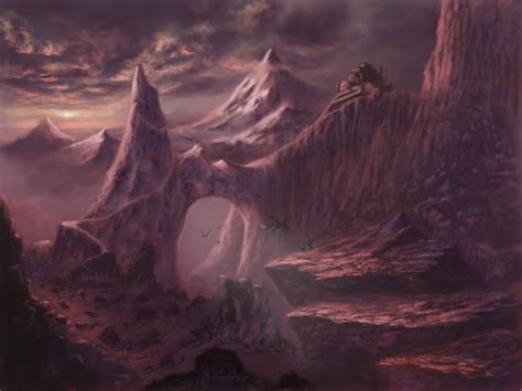 20 Magnificent Dark Fantasy Landscape Digital Painting