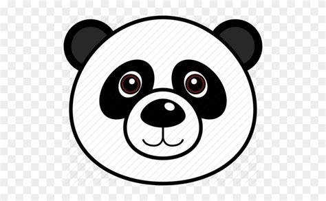 Panda Head Png Panda Face Drawing Easy Free Transparent Png Clipart