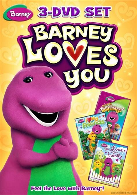 Barney Barney Loves You 3 Pack Dvd Dvd Empire