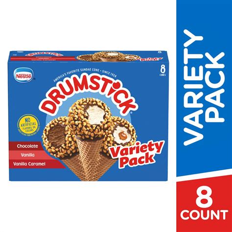 Nestle Drumstick Assortment Sundae Cones 8ct 46oz Ea 368oz Box