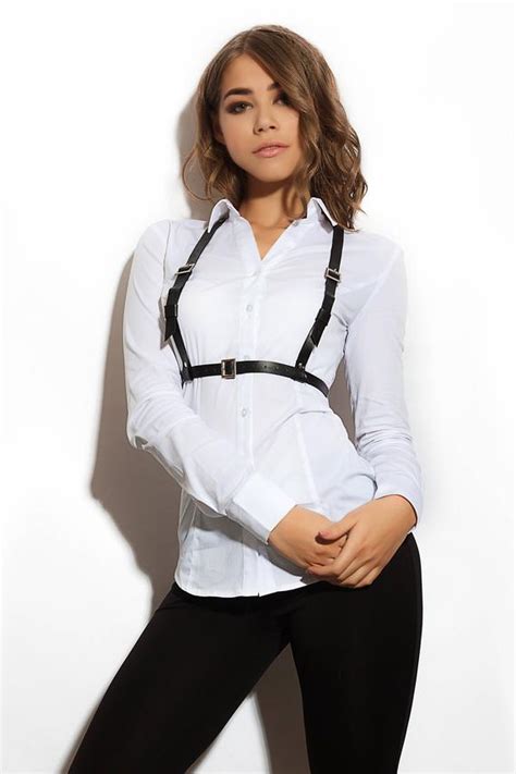 Leather Suspenderswomen Harness Beltleather Suspender Etsy