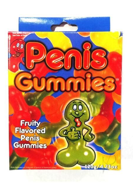 Adult Party Funny Novelty Gag T Ideas Edible Penis Gummy Dick Shaped