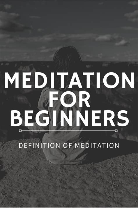 Meditation For Beginners In 2020 Meditation Meditation Meaning