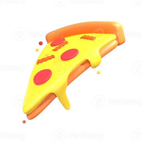 3d Icon Pizza Fast Food Illustration Concept Icon Render 24683202 Png