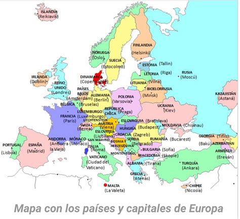 Blog Escolar Djulen Europa50 PaÍses Y Sus Capitales