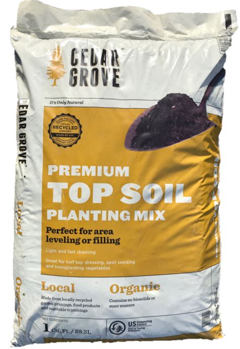 Cedar Grove Premium Topsoil Walts Organic Fertilizer Co