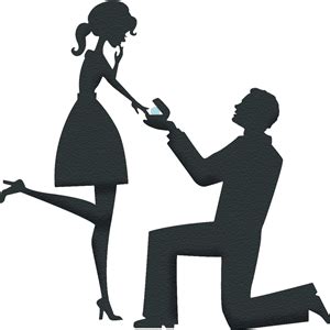 Download Engagement Ring Silhouette | Clipart Panda - Free Clipart ...