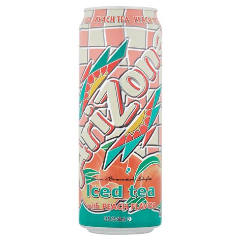 Arizona Sun Brewed Style Iced Tea With Peach Flavor 23 Fl Oz