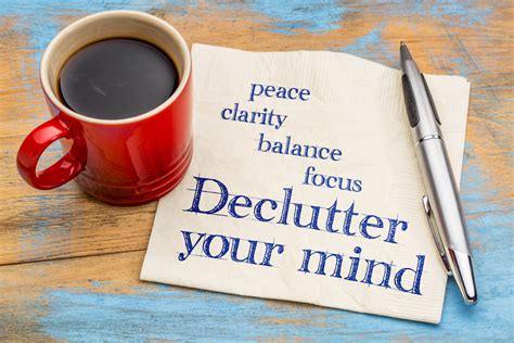 7 ways to declutter your mind