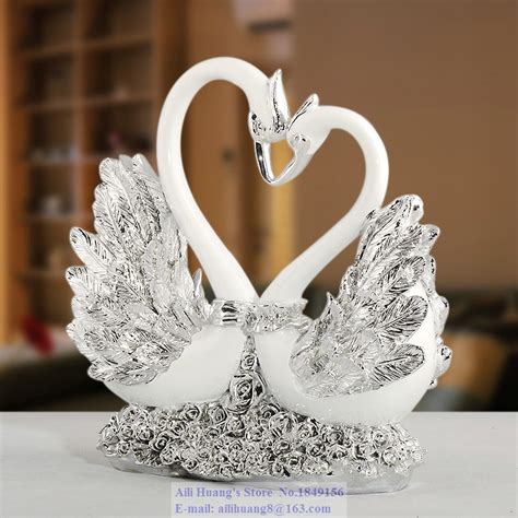 Cute and homey trinkets like this are always good gift ideas for couples with a new. A80 Rose Heart Swan Couple swan wedding gift ideas wedding ...