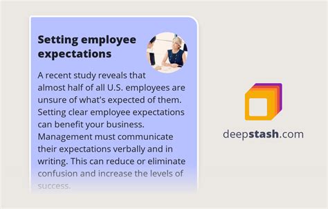 Setting Employee Expectations Deepstash